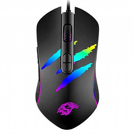 Mouse - Mouse Gamer K-Mex MO-YA37 - 3200dpi - RGB - Botões Programáveis