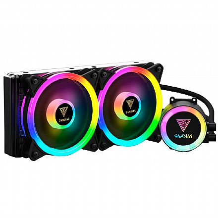 Water Cooler - Water Cooler Gamdias Chione (AMD / Intel) - ARGB - M2-240 Lite