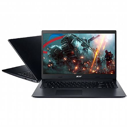 Notebook - Notebook Acer Aspire A315-23-R0LD - Tela 15.6", Ryzen 5, 12GB, SSD 240GB + HD 1TB, Radeon Vega 8, Windows 10