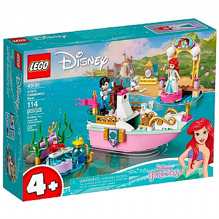 Brinquedo - LEGO Disney Princess - O Barco de Cerimônia de Ariel - 43191