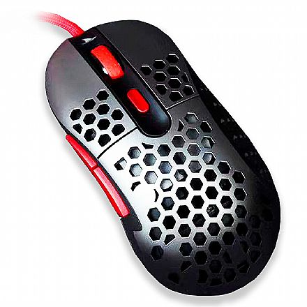 Mouse - Mouse Gamer Motospeed Darmoshark N1 3389 - 16000dpi - RGB - 6 Botões Programáveis - FMSMS0095PTO
