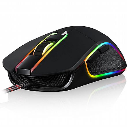 Mouse - Mouse Gamer Motospeed V30 - 7000dpi - RGB - 6 Botões - FMSMS0003PTO