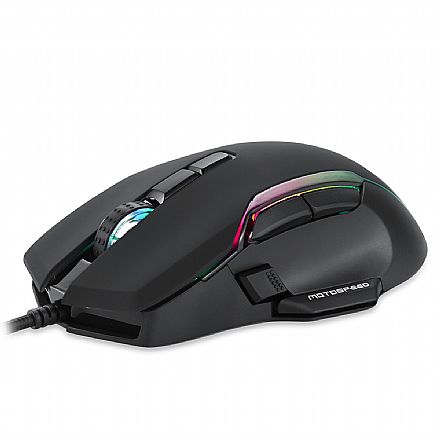 Mouse - Mouse Gamer Motospeed V90 - 12000dpi - RGB - 8 Botões - Preto - FMSMS0100PTO