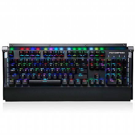 Teclado - Teclado Gamer Opto-Mecânico Motospeed CK98 - Padrão US - RGB - Switch LK - FMSTC0010OPT