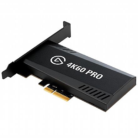 Captura de Vídeo Live Gamer Elgato 4K60 Pro - 4K HDR - Ideal para Gravar Jogos - HDMI pass-through - 10GAS9901 Captura de TV/Video - Captura de Vídeo Live Gamer Elgato 4K60 Pro - 4K HDR - Ideal para Gravar Jogos - HDMI pass-through - 10GAS9901