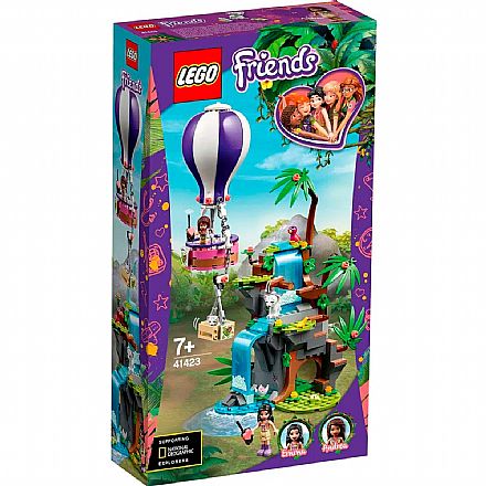 Brinquedo - LEGO Friends - Resgate do Tigre na Selva com Balão - 41423