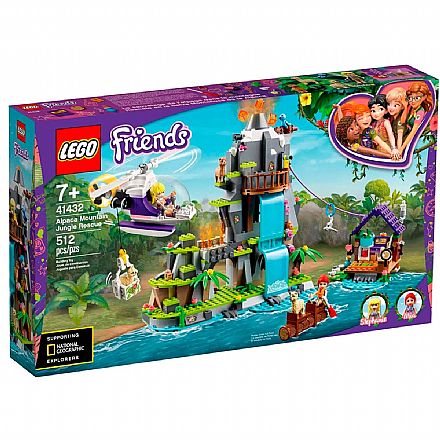 Brinquedo - LEGO Friends - Resgate de Alpaca na Selva da Montanha - 41432