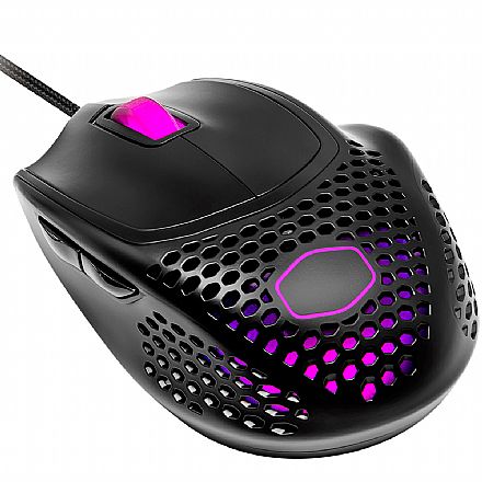 Mouse - Mouse Gamer Cooler Master MM720 - 16000dpi - 6 Botões - RGB - Preto Fosco - MM-720-KKOL1