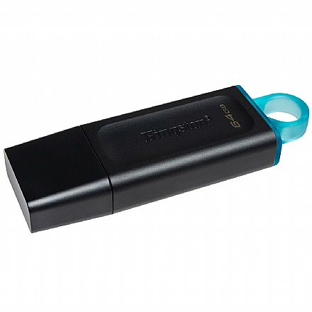 Pen Drive - Pen Drive 64GB Kingston Exodia DTX/64GB - USB 3.2