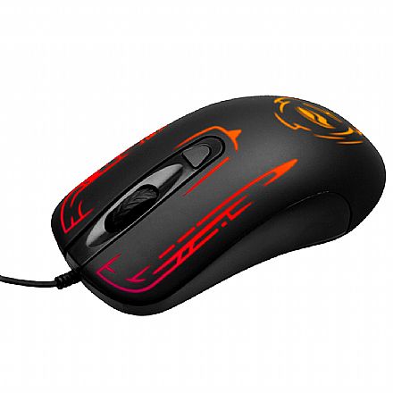 Mouse - Mouse Gamer C3Tech MG-12BK - 2400dpi - 4 Botões - LED Multicores