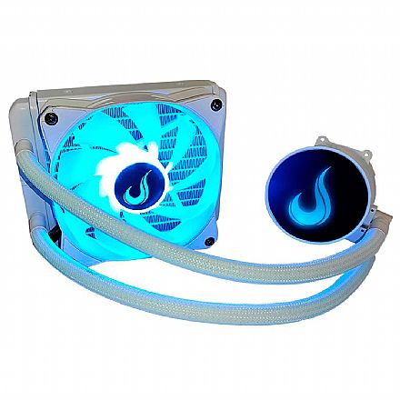 Water Cooler - Water Cooler Rise Mode Frost 120mm - RGB - Branco - RM-WCZ-01-RGB