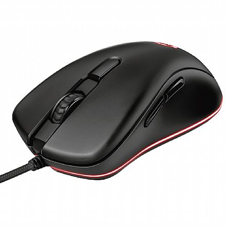 Mouse - Mouse Gamer Trust Jacx GXT 930 - 6400 dpi - 6 Botões Programáveis - RGB - T23575