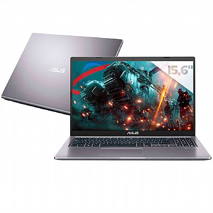 Notebook - Notebook Asus M515DA-EJ502T - Ryzen 5, RAM 8GB, SSD 256GB, Radeon Vega 8, Tela 15.6" Full HD, Windows 10 - Cinza