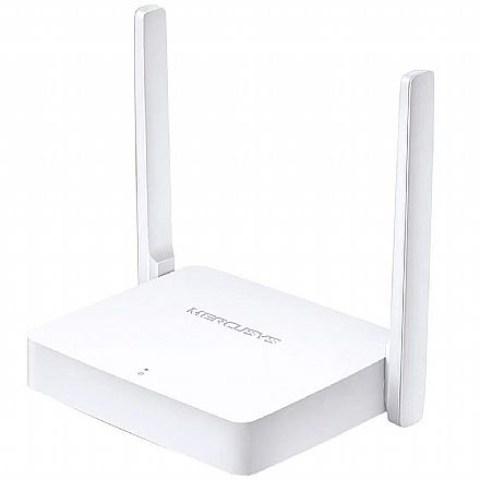 Roteador, Repetidor & Acess Point - Roteador Wi-Fi Mercusys MW301R - 2.4GHz - 300Mbps - 2 Antenas