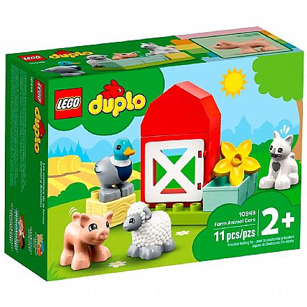 Brinquedo - LEGO DUPLO - Cuidando dos Animais da Fazenda - 10949
