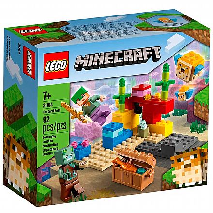 Brinquedo - LEGO Minecraft - O Recife de Coral - 21164