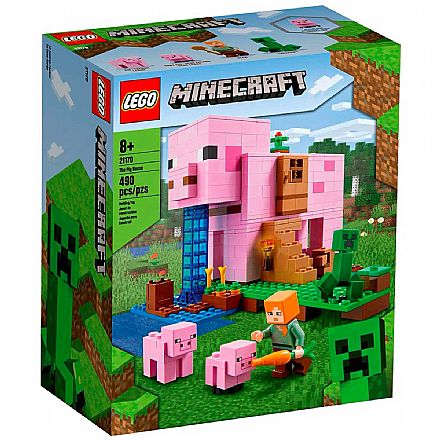 Brinquedo - LEGO Minecraft - A Casa do Porco - 21170