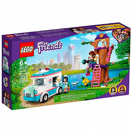Brinquedo - LEGO Friends - Ambulância da Clínica Veterinária - 41445