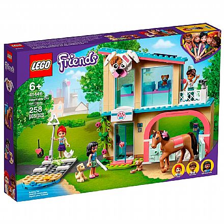 Brinquedo - LEGO Friends - Clínica Veterinária de Heartlake City - 41446