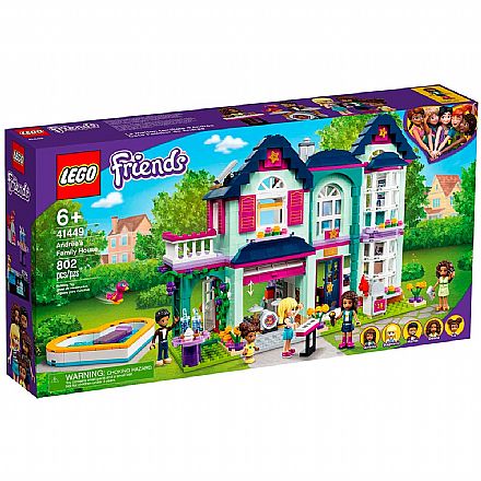 Brinquedo - LEGO Friends - Casa da Família de Andrea - 41449