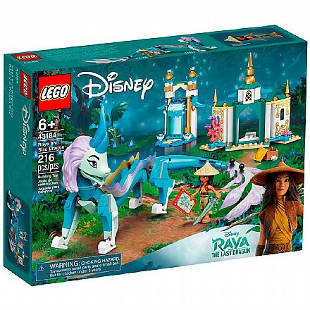 Brinquedo - LEGO Disney - Raya e o Dragão Sisu - 43184