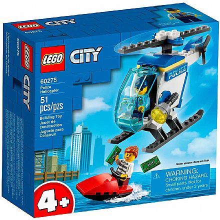 Brinquedo - LEGO City - Helicóptero da Polícia - 60275