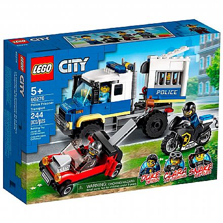 Brinquedo - LEGO City - Transporte de Prisioneiros da Polícia - 60276