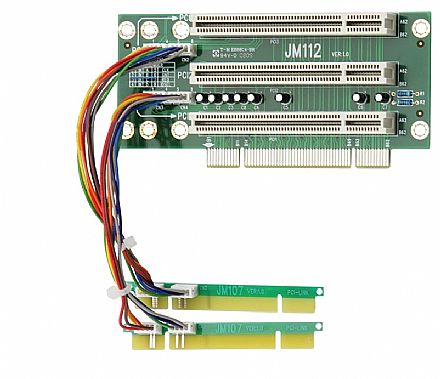 Servidor - Placa Expansora Riser Card Nilko Capacidade para até para 3 PCIs Comuns