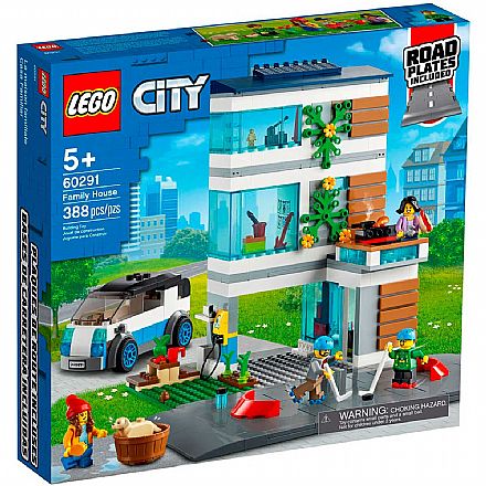 Brinquedo - LEGO City - Casa de Família Moderna - 60291