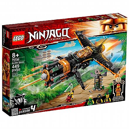 Brinquedo - LEGO Ninjago - Destruidor de Rocha - 71736