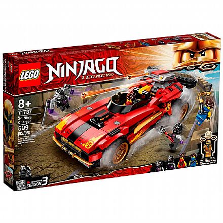 Brinquedo - LEGO Ninjago - X-1 Ninja Charger - 71737