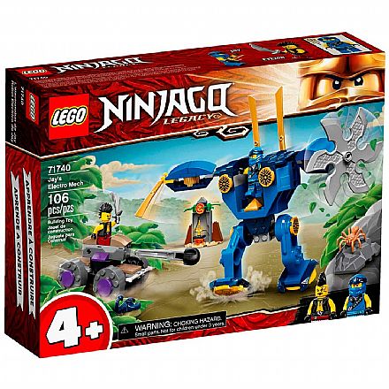 Brinquedo - LEGO Ninjago - O ElectroMech de Jay - 71740