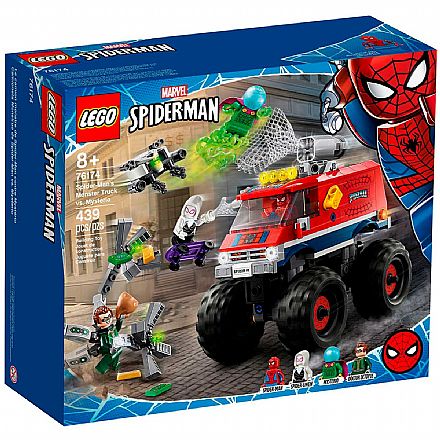 Brinquedo - LEGO Super Heroes Marvel - O Monster Truck do Homem-Aranha vs. Mysterio - 76174