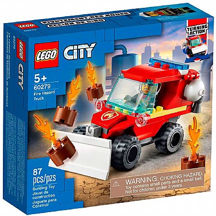Brinquedo - LEGO City - Jipe de Assistência dos Bombeiros - 60279
