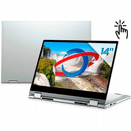 Notebook - Notebook Dell Inspiron i14-5406-M30S 2 em 1 - Intel i7 1165G7, 32GB, SSD 256GB, Tela 14" Touch, Windows 10 - Outlet