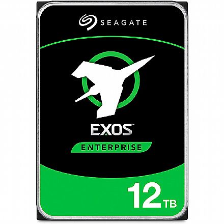 HD (Disco Rígido) - HD SAS 12TB - 7200RPM - 256MB Cache - Seagate Exos X16 Enterprise - ST12000NM002G