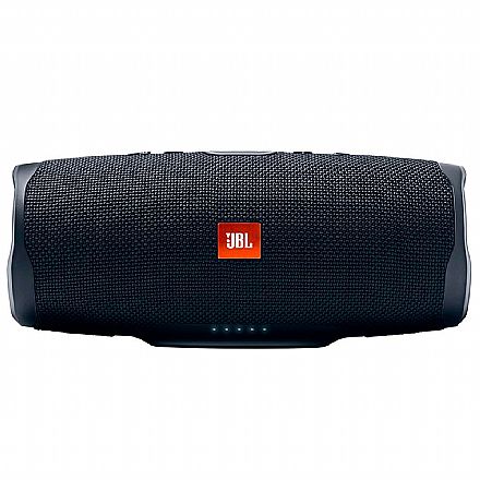 Caixa de Som - Caixa de Som Portátil JBL Charge 4 - 30W RMS - À Prova D`água - JBLCHARGE4BLK