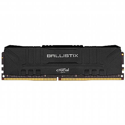 Memória para Desktop - Memória 16GB DDR4 2666MHz Crucial Ballistix - CL16 - BL16G26C16U4B