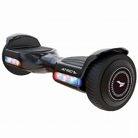 Brinquedo - Hoverboard 6,5" Atio Fun ES356 - Motor 260W - Bateria 2Ah - Velocidade até 10km/h - Autonomia 6km - Suporta até 100Kg