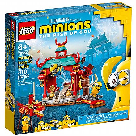 Brinquedo - LEGO Minions - Combate De Kung-Fu Dos Minions - 75550