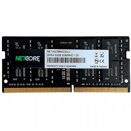 Memória para Notebook - Memória SODIMM 32GB DDR4 3200MHz - para Notebook