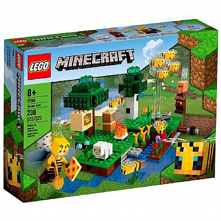 Brinquedo - LEGO Minecraft - A Fazenda das Abelhas - 21165