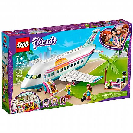 Brinquedo - LEGO Friends - Avião de Heartlake City - 41429