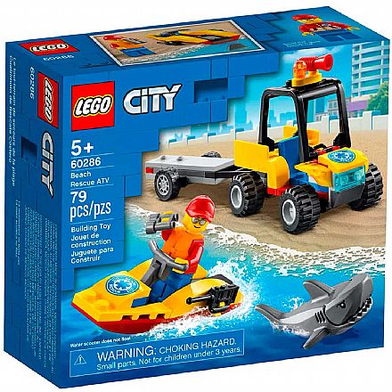 Brinquedo - LEGO City - Off-Road de Resgate na Praia - 60286