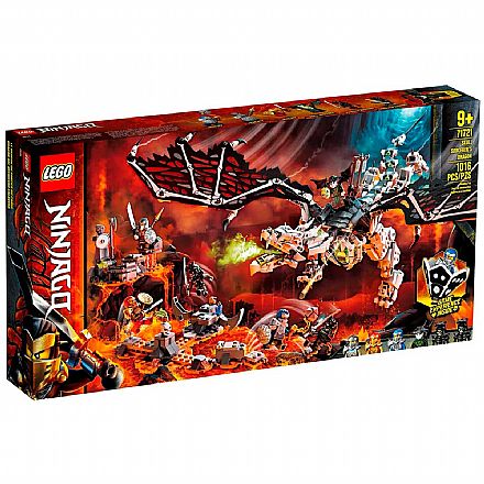 Brinquedo - LEGO Ninjago - Dragão do Feiticeiro Caveira - 71721