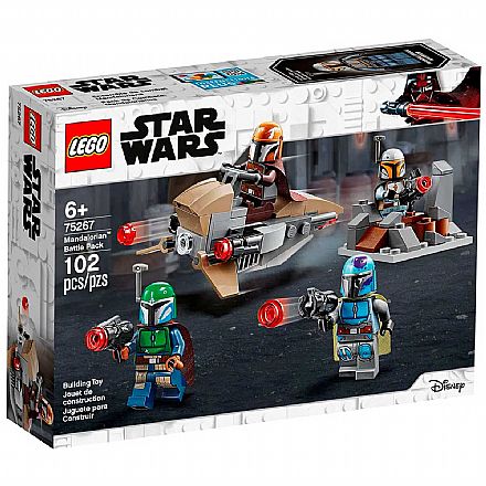Brinquedo - LEGO Star Wars - Pack de Batalha Mandalorian™ - 75267