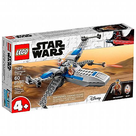 Brinquedo - LEGO Star Wars - X-Wing™ da Resistência - 75297
