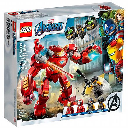 Brinquedo - LEGO Super Heroes Marvel - Homem de Ferro Hulkbuster contra Agente A.I.M - 76164