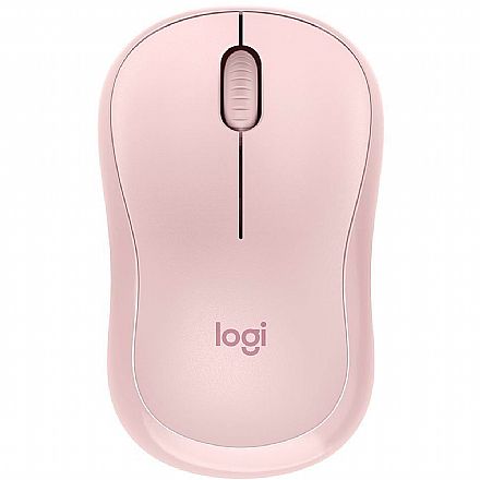 Mouse - Mouse sem Fio Logitech M220 Silent - 1000dpi - Rosa - 910-006126