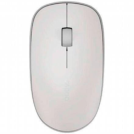 Mouse - Mouse sem Fio Rapoo M200 - 1300dpi - Bluetooth e USB - Branco - RA012